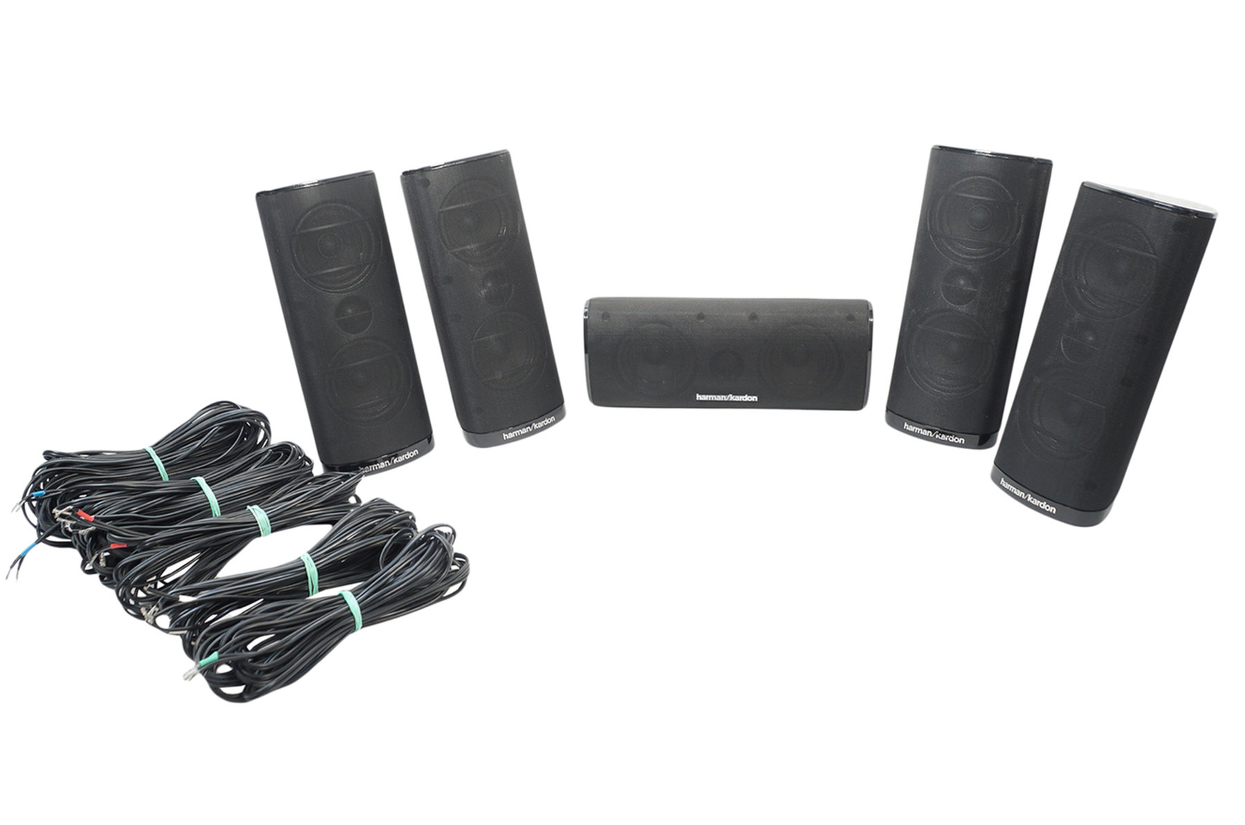 5x_Harman_Kardon_SAT-TS11_BQ_Lautsprecher_Boxen_Schwarz