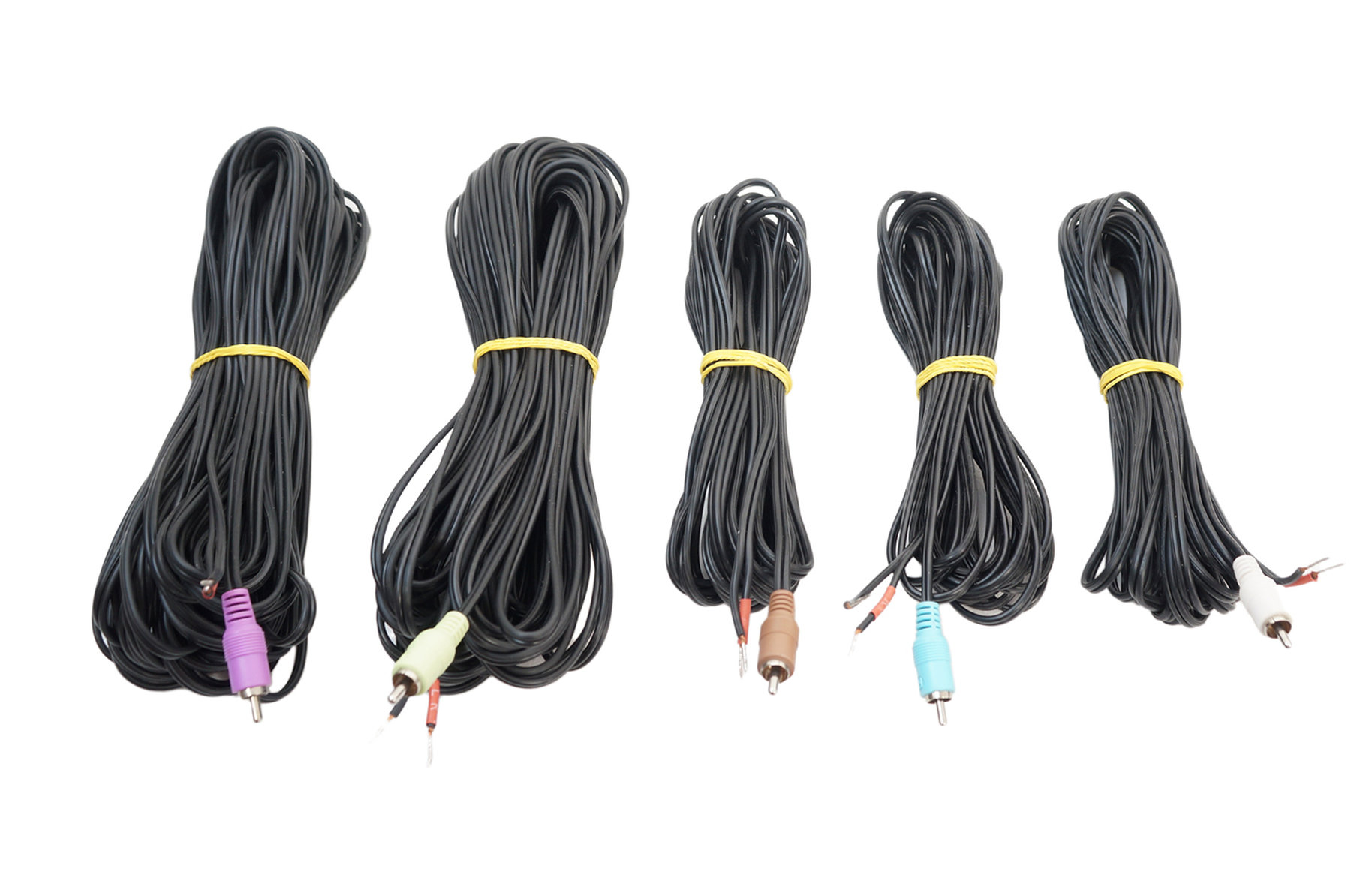 5x_Bose_Acoustimass_Lautsprecherkabeln_Schwarz_mit_Stekern