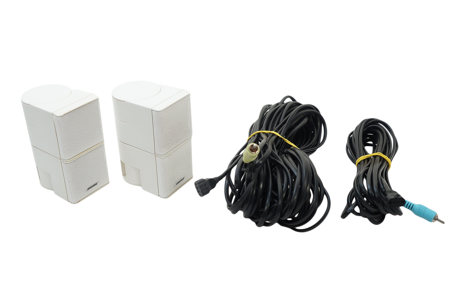 2x_Bose_Jewel_Cubes_Boxen_Satelliten_Lautsprecher_Weiss