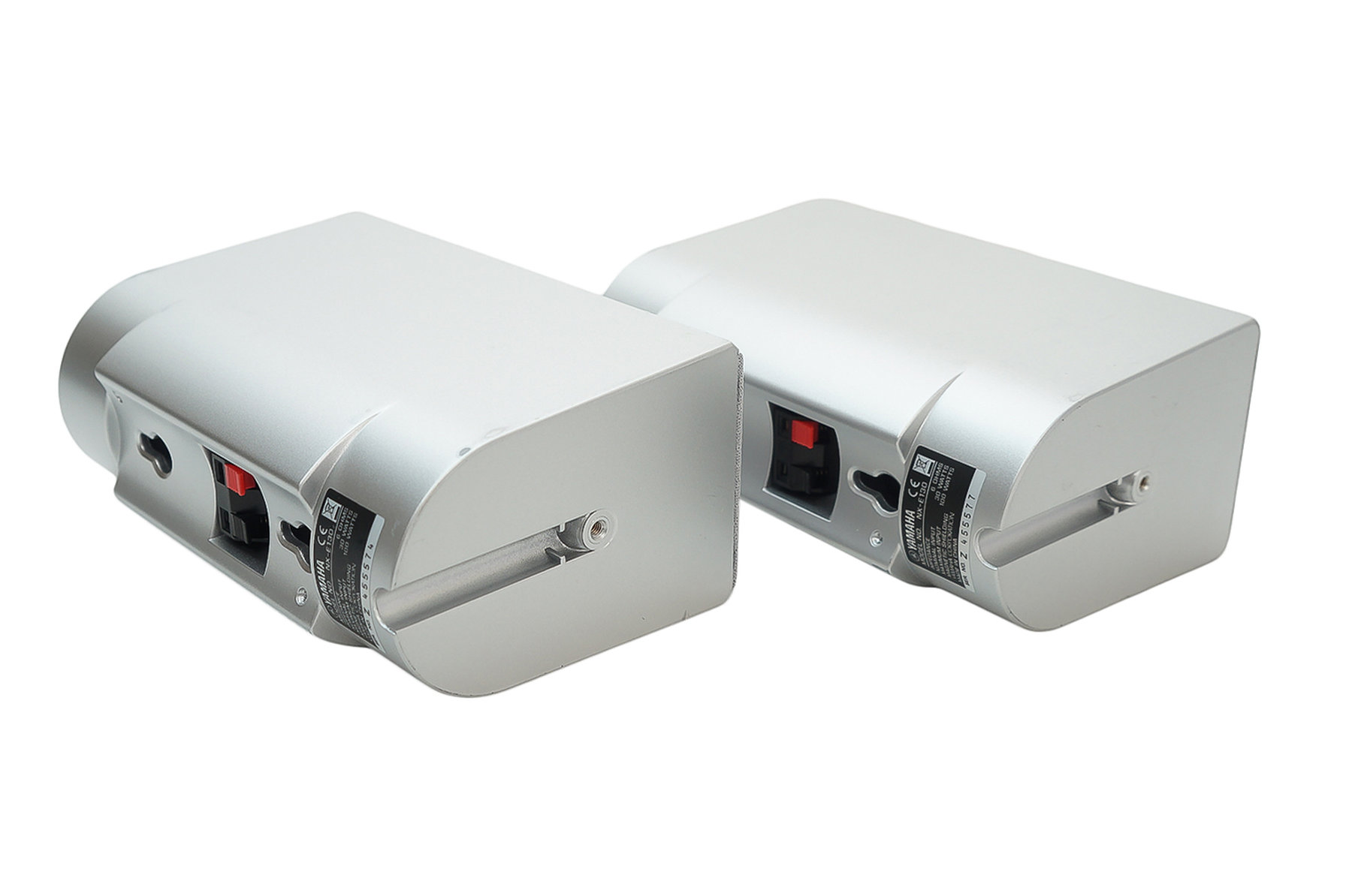 2x_Yamaha_NX-E130_Lautsprecher_Boxen_Silber