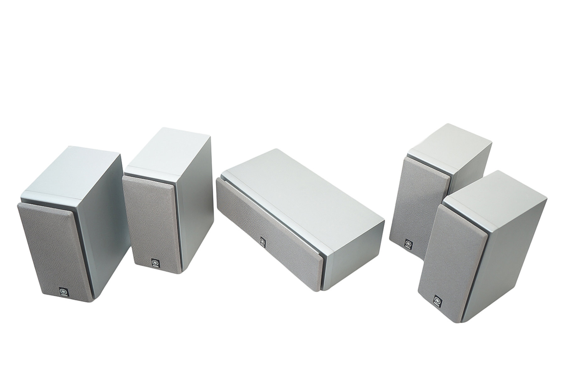 5x_Yamaha_NX-430P_NX-C430_Lautsprecher_Boxen_Silber_06