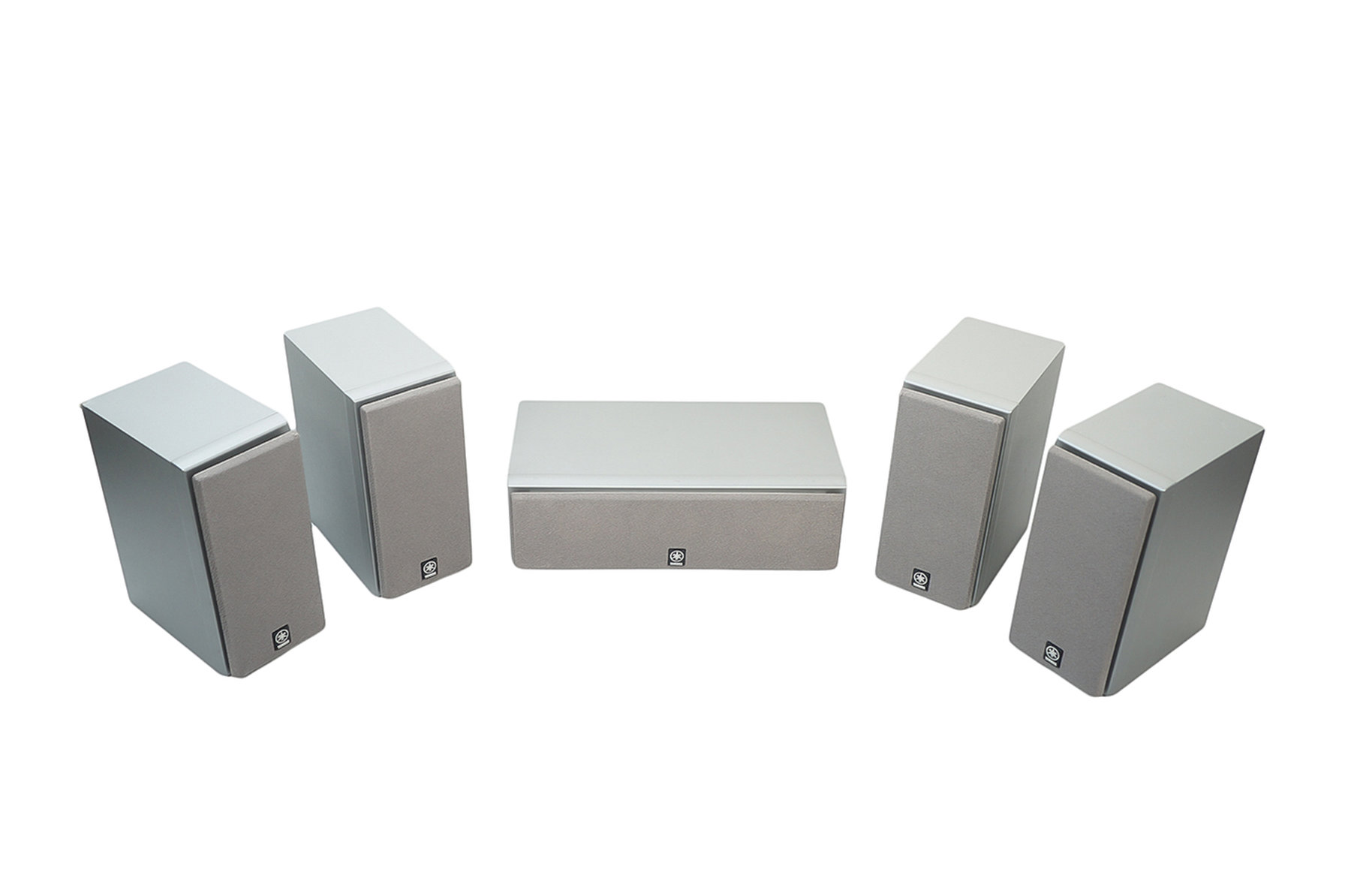5x_Yamaha_NX-430P_NX-C430_Lautsprecher_Boxen_Silber_13