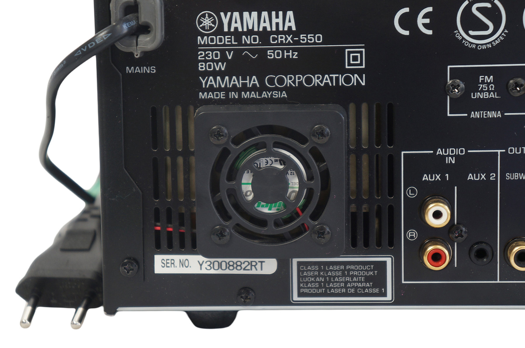 Yamaha_CRX-550_CD_Receiver_Schwarz_09