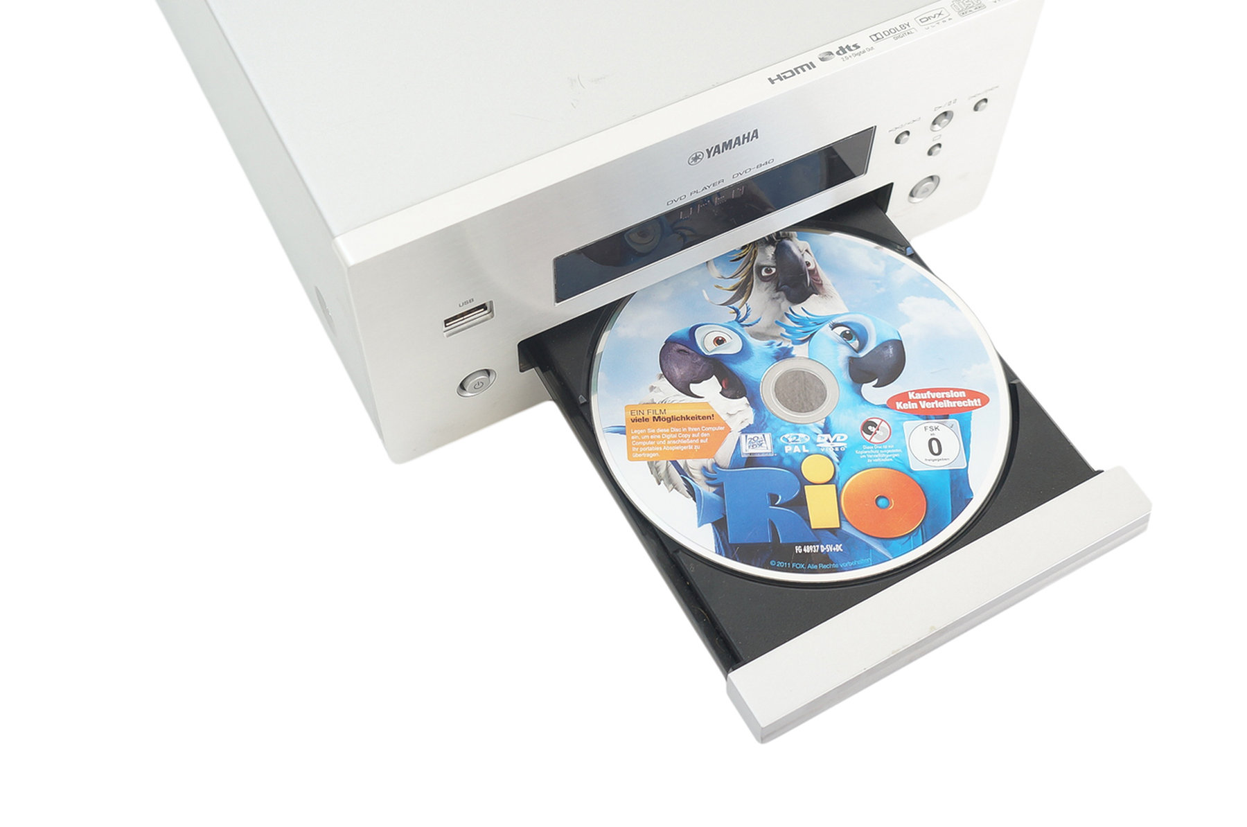 Yamaha_DVD-840_DVD_Player_Silber