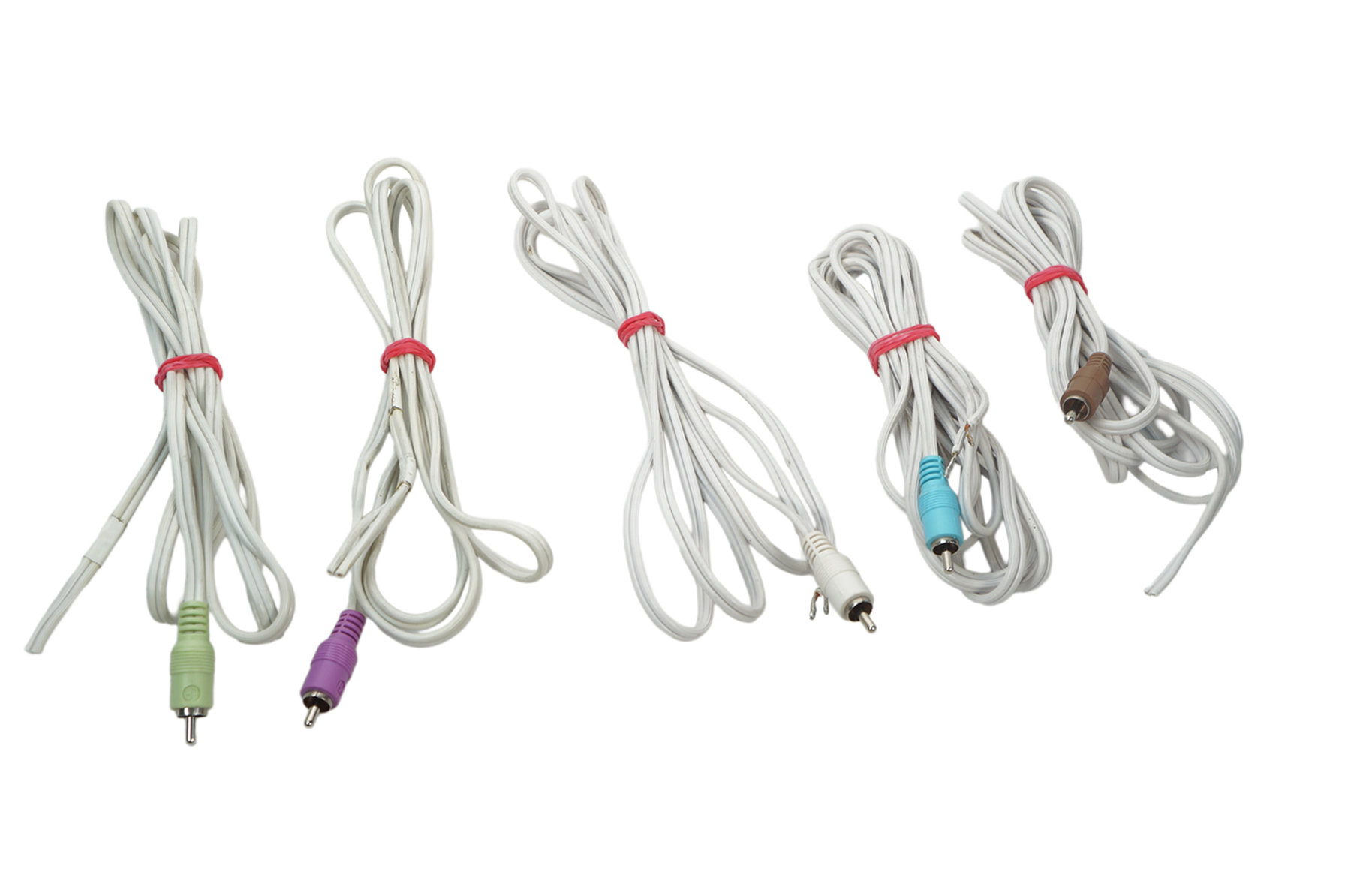 5x_Bose_Acoustimass_Lautsprecherkabeln_Weiss_mit_Stekern
