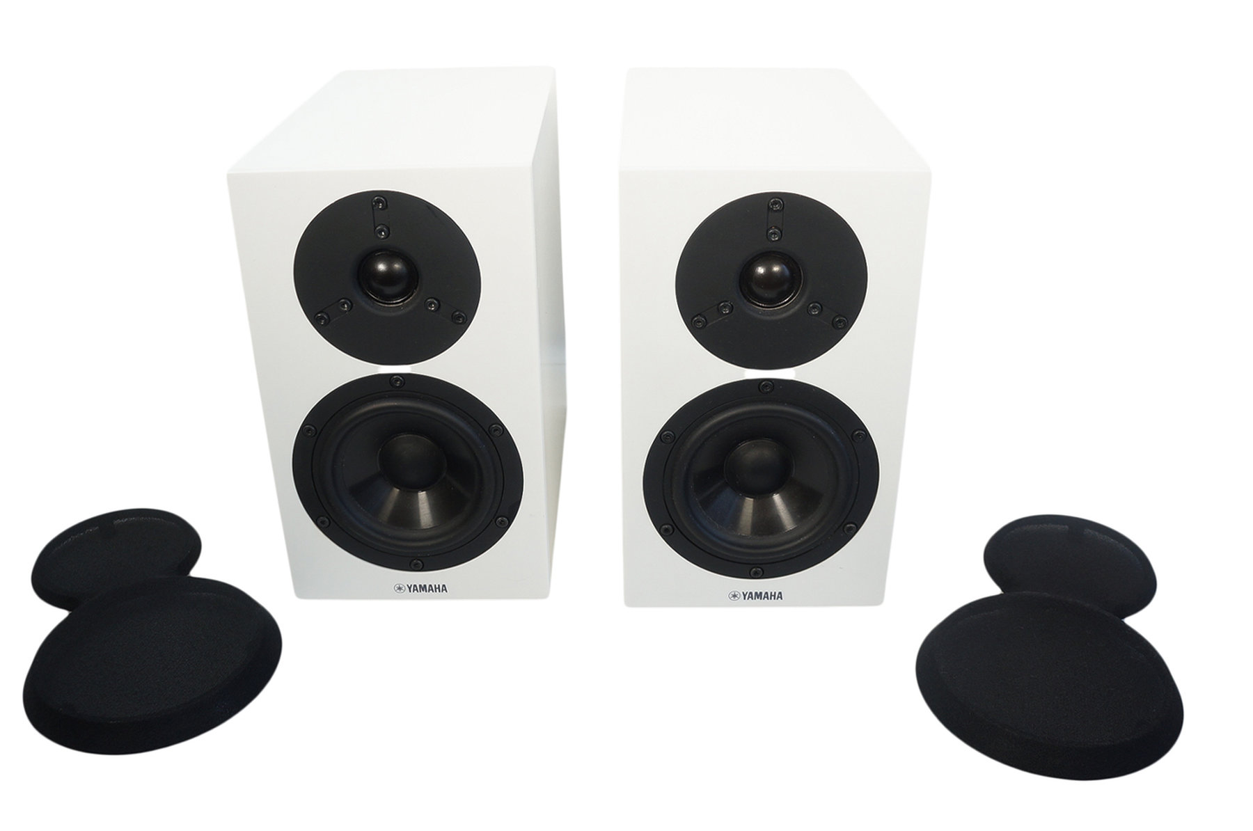 2x_Yamaha_NS-BP200_Lautsprecher_Boxen_Weiss