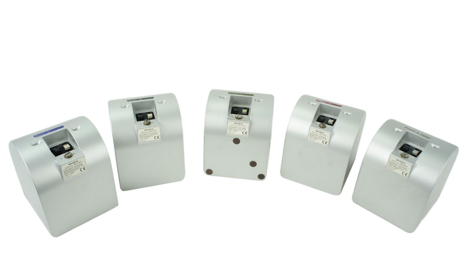 5x_Sony_SS-TS3_Speaker_System_Lautsprecher_Silber_08