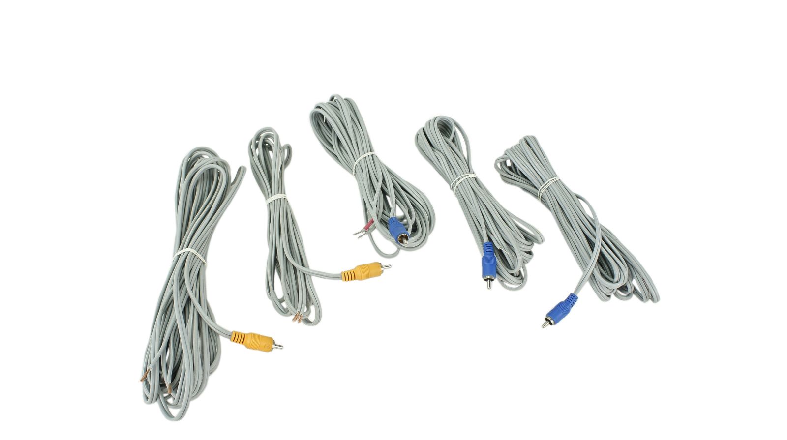 5x_Bose_Acoustimass_Lifestyle_Lautsprecherkabeln_Silber_mit_Stekern