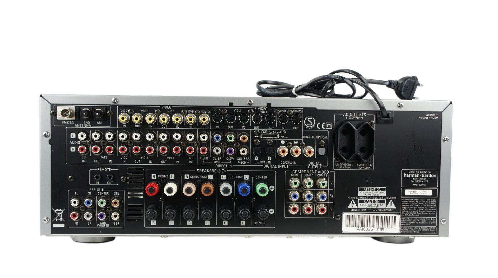 Harman Kardon AVR 240 AVReceiver kaufen elektroland.de