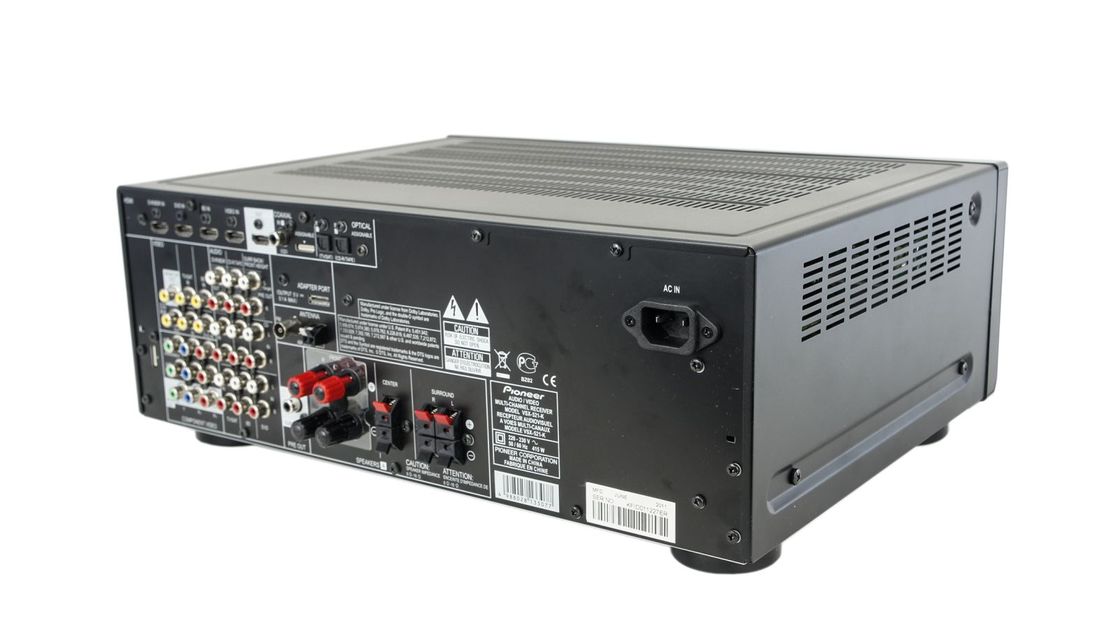 Pioneer VSX521K 5.1 AVReceiver kaufen elektroland.de