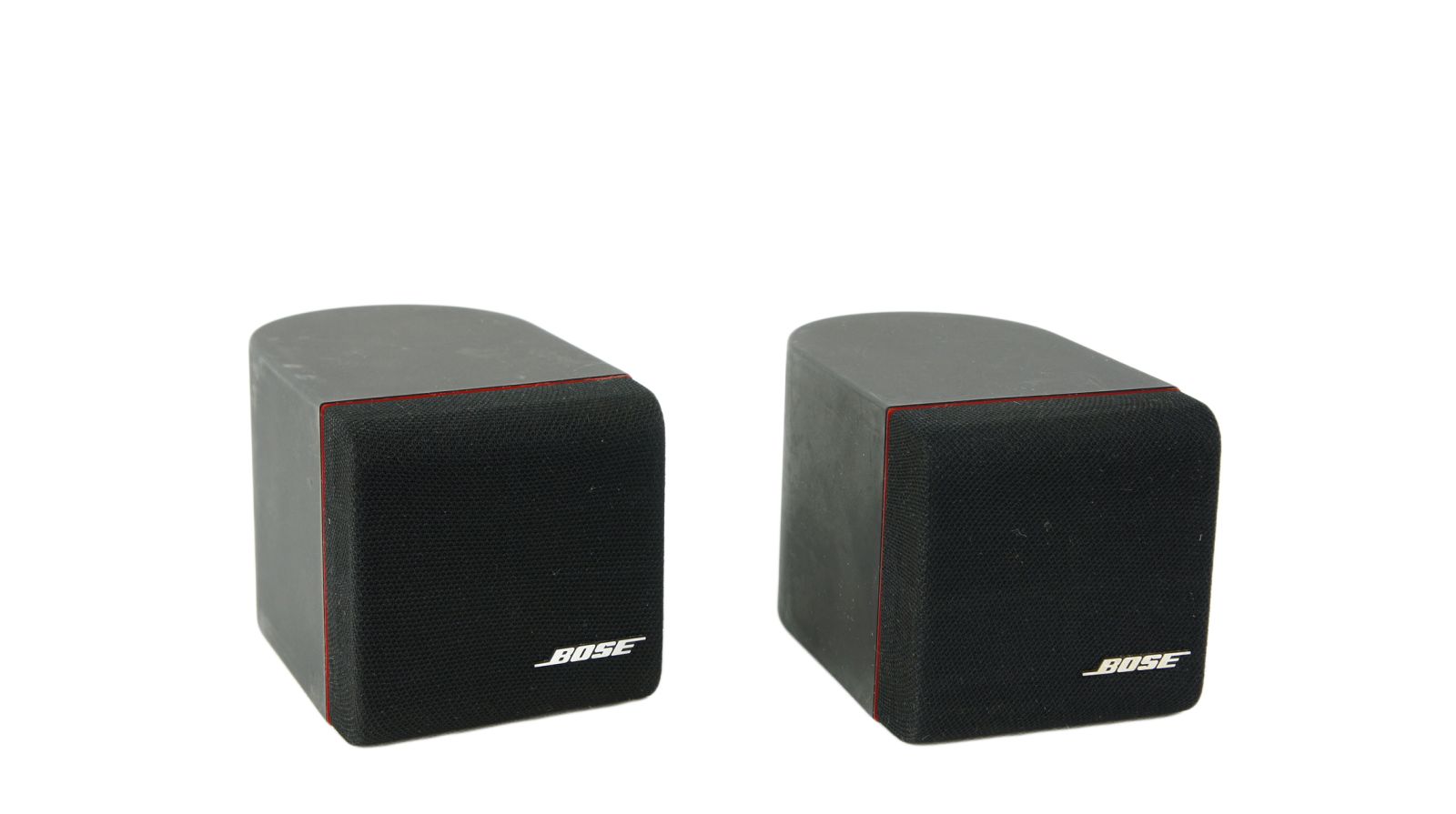 2x_Bose_Einzelcubes_Lautsprecher_Boxen_Series_II_mit_roten_Rand