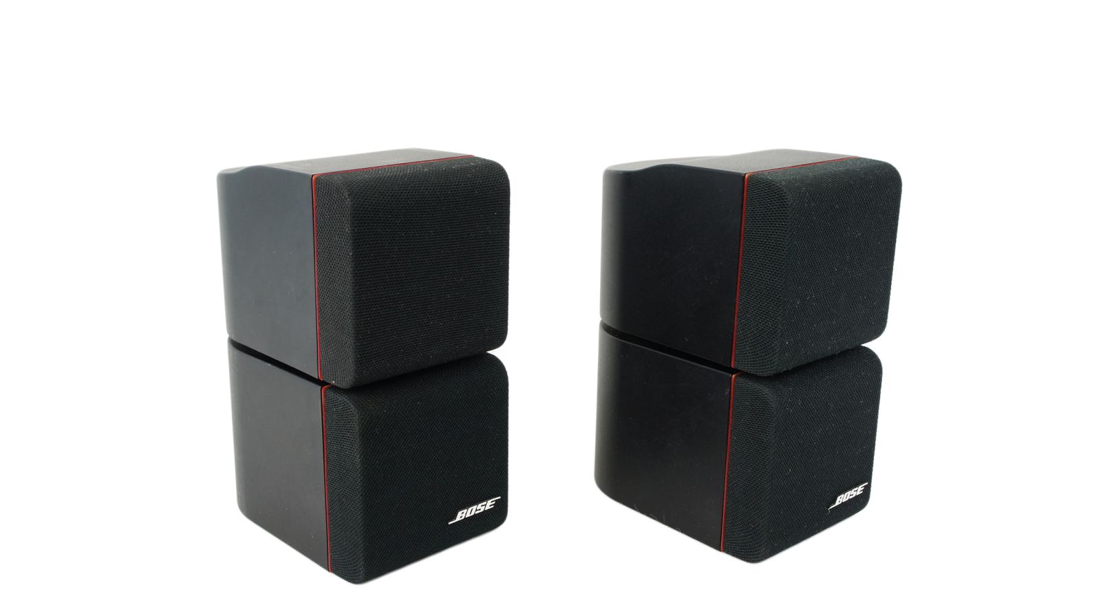 2x_Bose_Acoustimass_Doppelcubes_Series_II_Lautsprecher_mit_roten_Rand