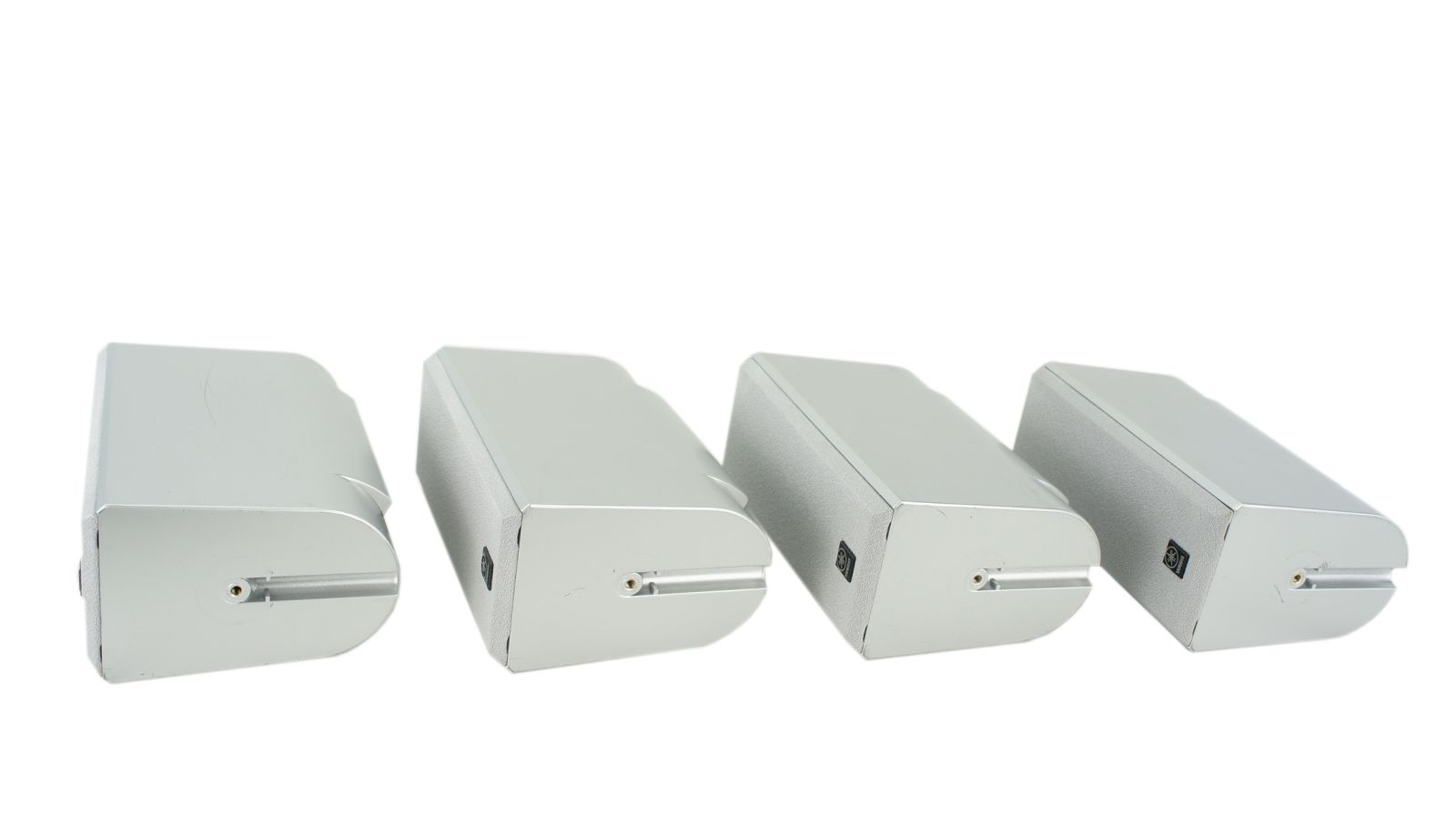 5x_Yamaha_NX-C130_NX-E130_Lautsprecher_Boxen_Silber_mit_Kabeln_10