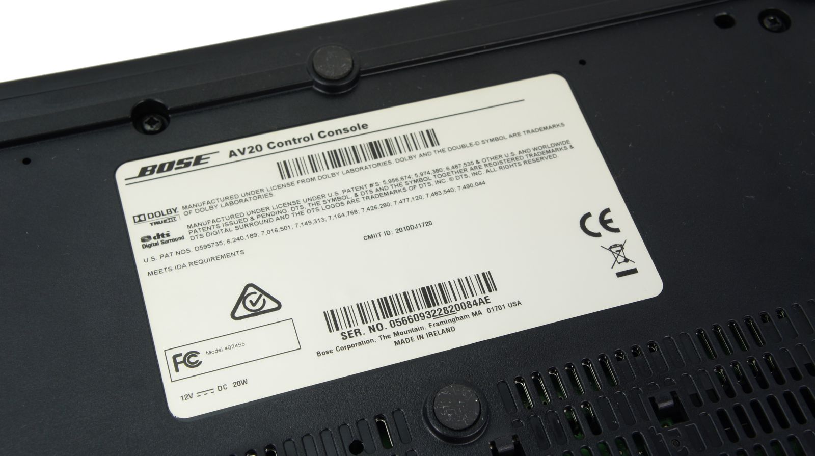 Bose_AV20_AV_20_Media_Center_Control_Console_Steuerkonsole_inkl_Bose_ADAPiQ_07