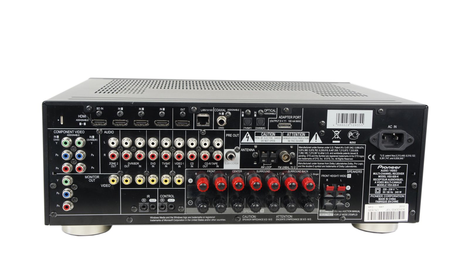 Pioneer_VSX-920-K_7.1_A-V-Receiver_Schwarz_mit_Mikrofon_05