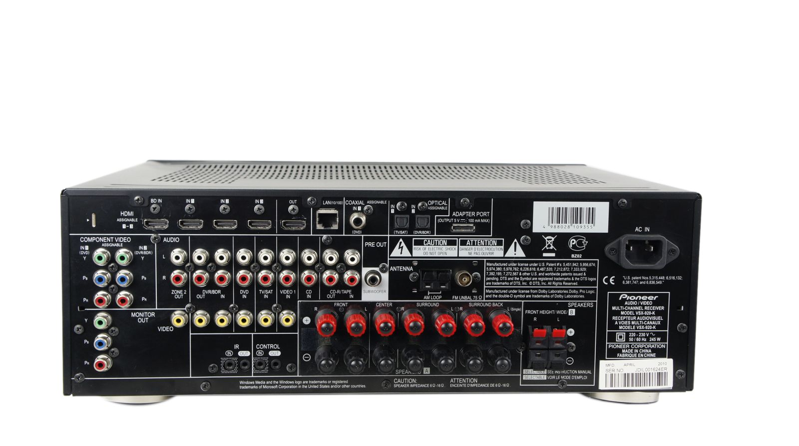 Pioneer_VSX-920-K_7.1_A-V-Receiver_Schwarz_mit_Mikrofon_04