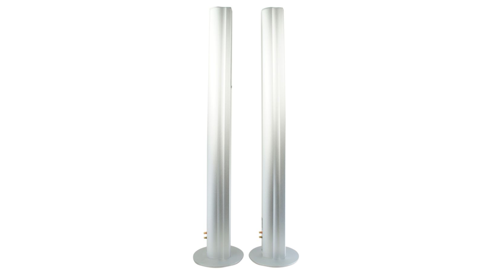 2x_Teufel_Concept_S_Standsaule_Lautsprecher_Boxen_Silber