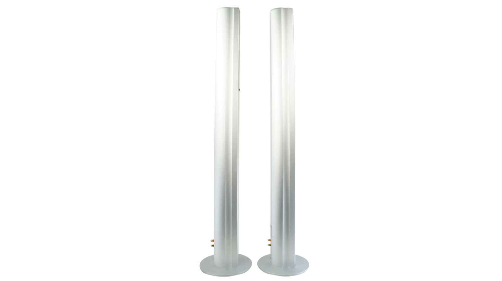 2x_Teufel_Concept_S_Standsaule_Lautsprecher_Boxen_Silber