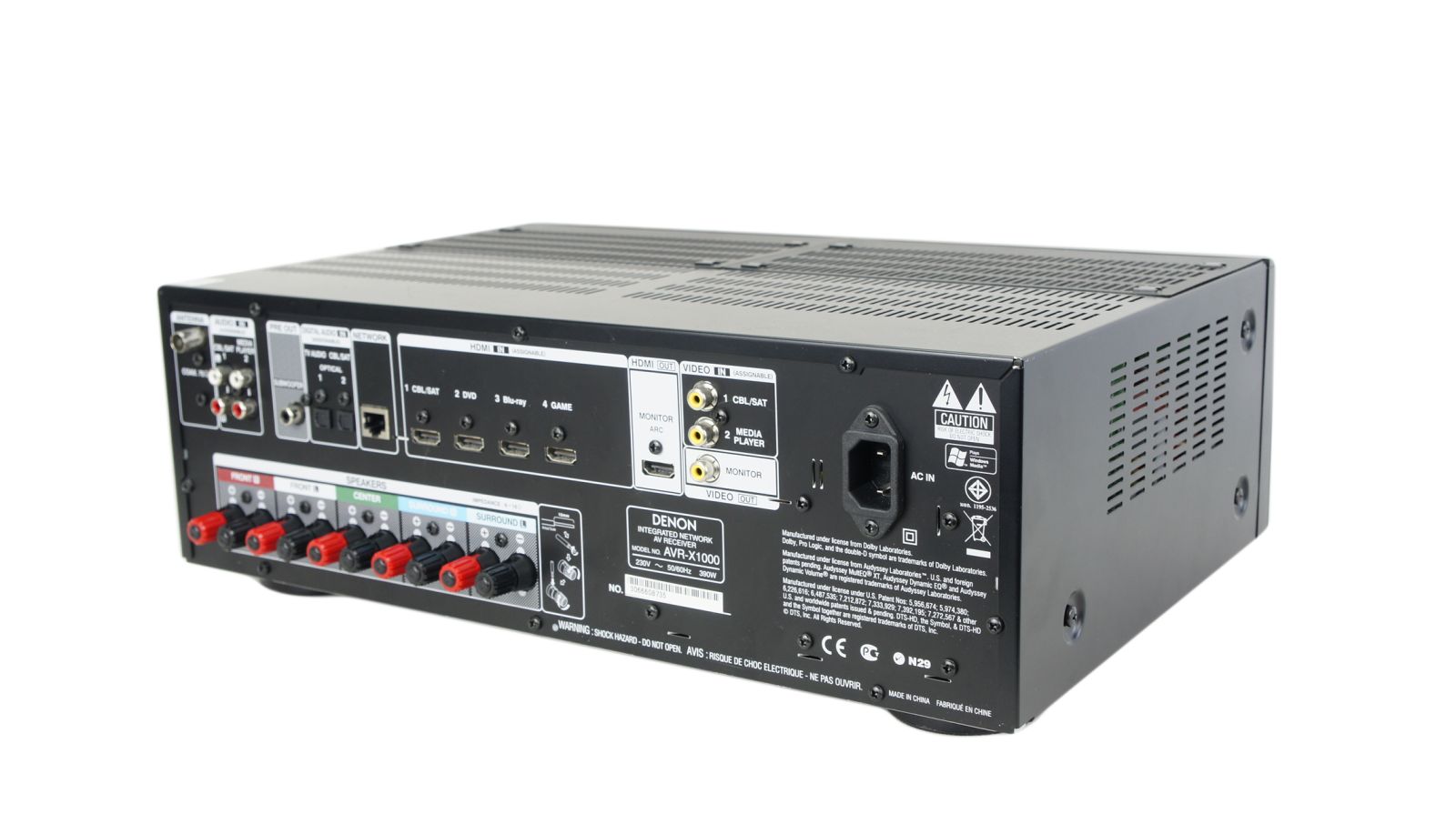 Denon_AVR-X1000_HDMI_Netzwerk_AV-Receiver_mit_Mikrofon_03
