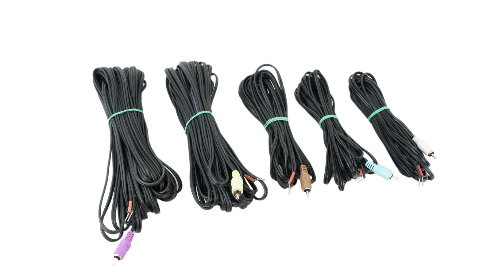 5x_Bose_Acoustimass_Lautsprecherkabeln_Schwarz_mit_Stekern