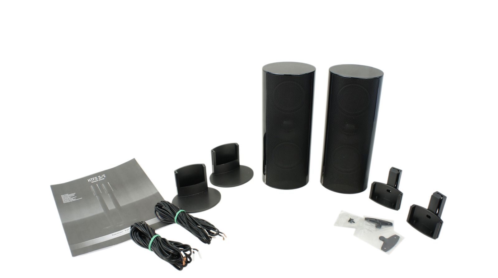 2x_Harman_Kardon_SAT-TS60_Lautsprecher_Boxen_Satelliten_Schwarz