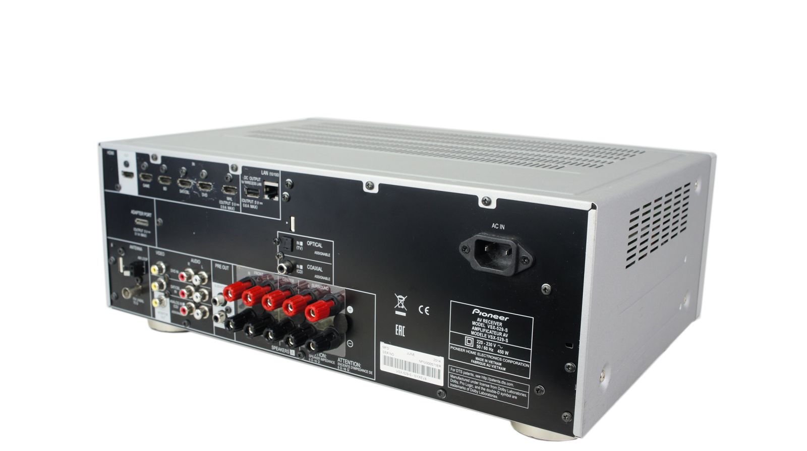 Pioneer_VSX-529-S_HDMI_5.2_AV-Receiver_Silber_mit_Mikrofon_04