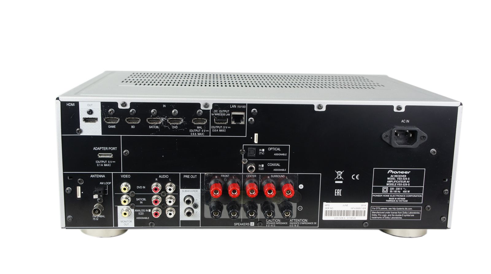 Pioneer_VSX-529-S_HDMI_5.2_AV-Receiver_Silber_mit_Mikrofon_05