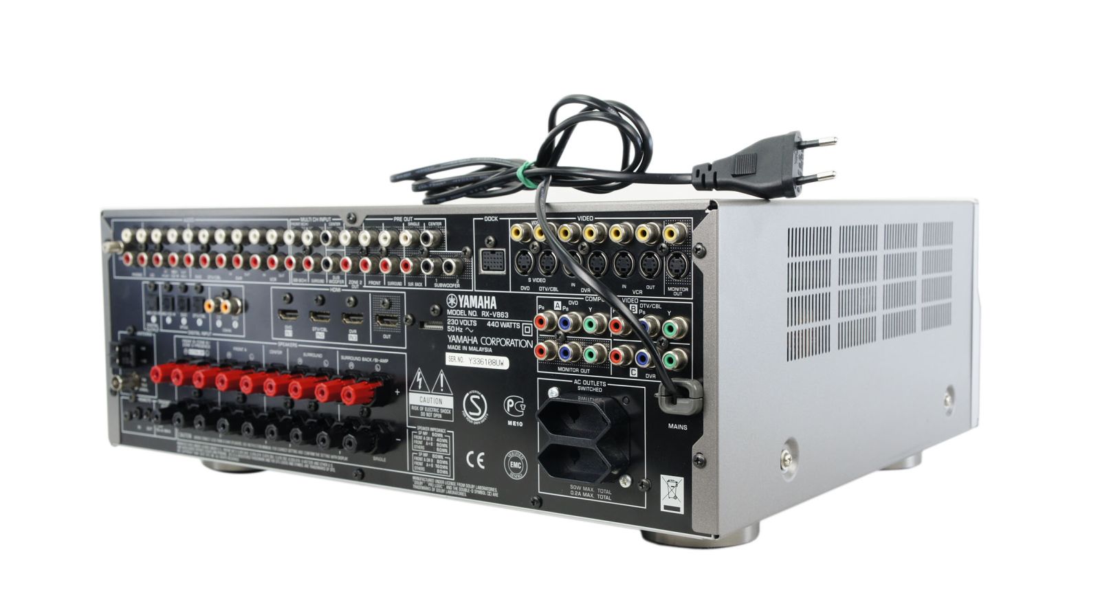 Yamaha_RX-V863_7.1_Digital_Heimkino_AV_Receiver_Silber_mit_Mikrofon_05