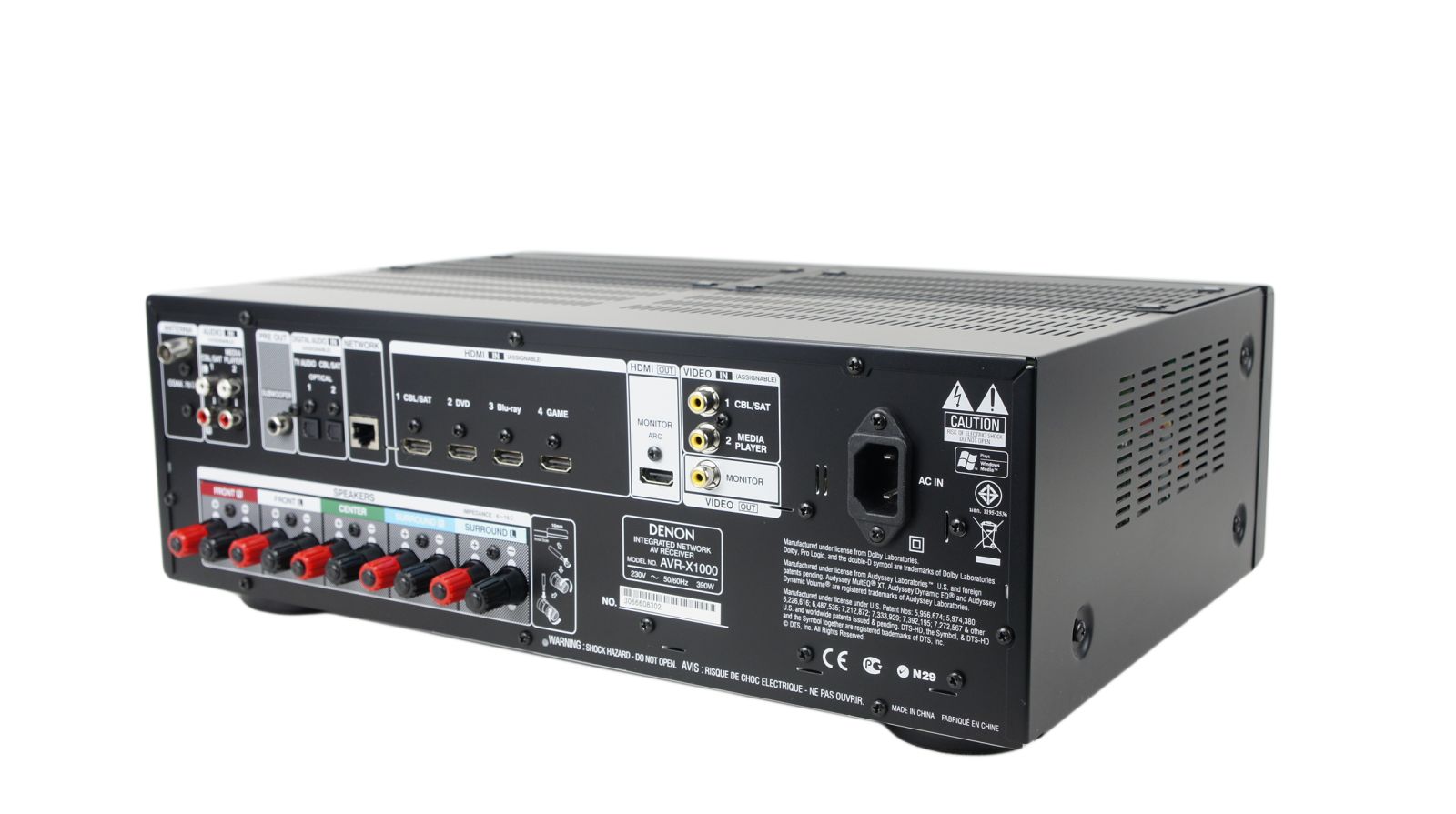 Denon_AVR-X1000_HDMI_Netzwerk_AV-Receiver_mit_Mikrofon_03