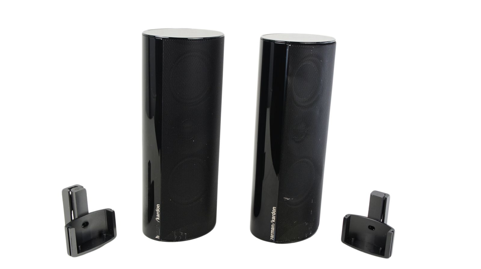 2x_Harman_Kardon_SAT-TS60_Lautsprecher_Boxen_Satelliten_Schwarz