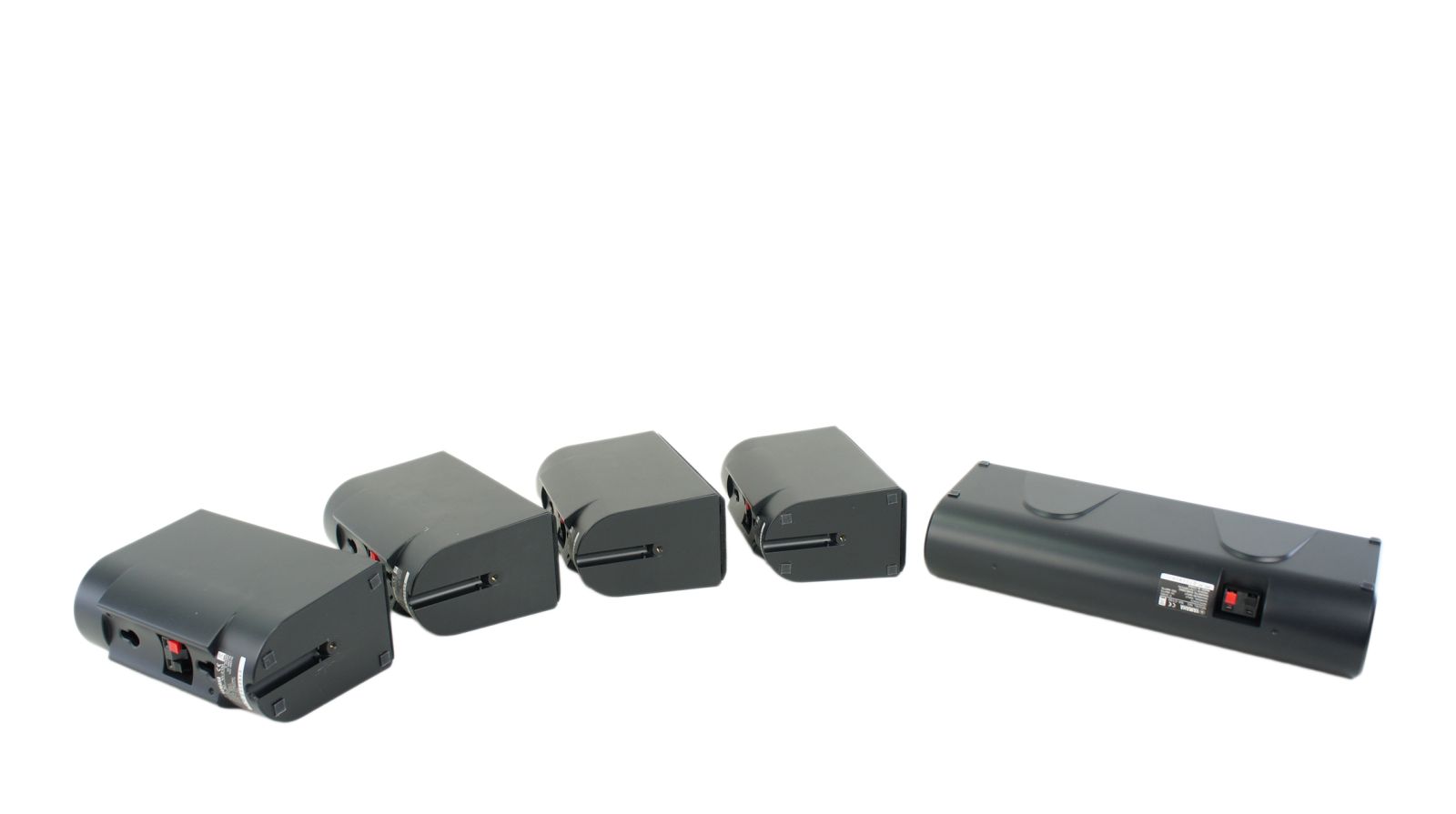 5x_Yamaha_NX-C130_NX-E130_Lautsprecher_Boxen_Schwarz_mit_Kabeln_06