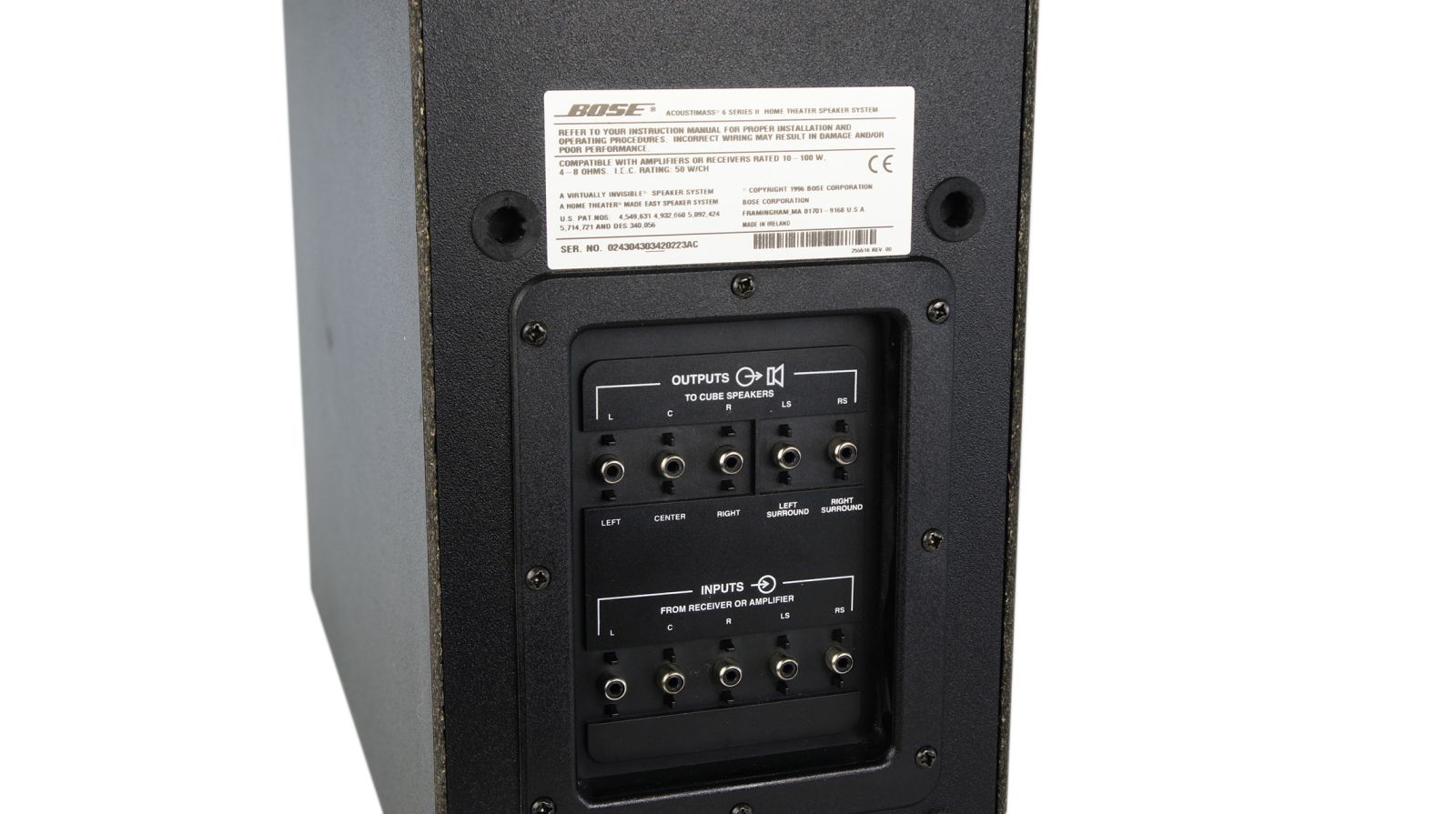 Bose Acoustimass 6 II Subwoofer kaufen elektroland.de