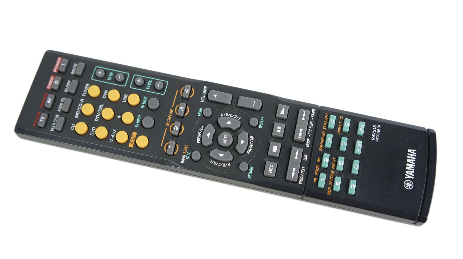 Yamaha_RX-V461_HDMI_AV-Receiver_Silber_mit_Mikrofon_09
