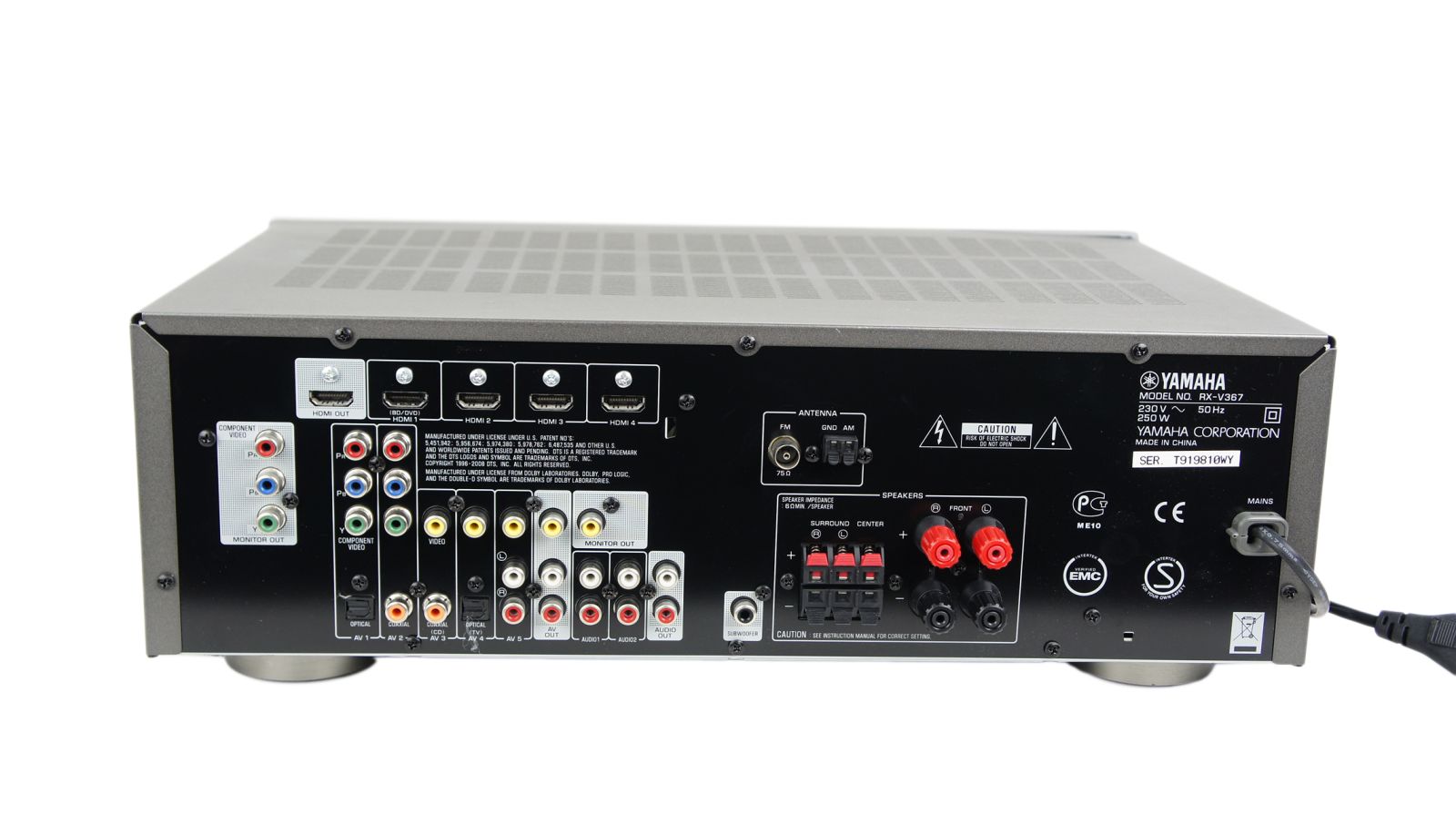 Yamaha_RX-V367_Heimkino_AV_Receiver_mit_HDMI_Silber_07