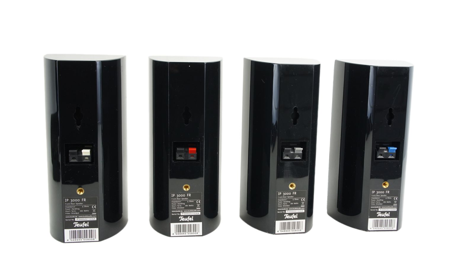 5x_Teufel_IP_3000_C_FR_Lautsprecher_Boxen_Schwarz_mit_Kabeln_09