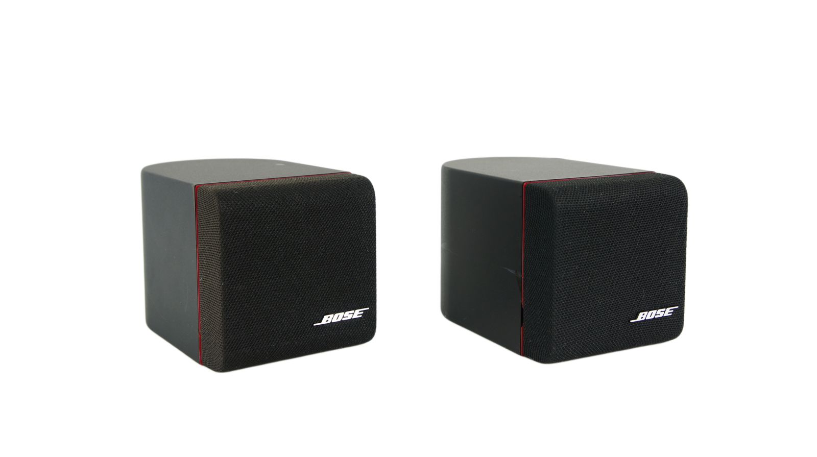 2x_Bose_Einzelcubes_Lautsprecher_Boxen_Series_II_mit_roten_Rand