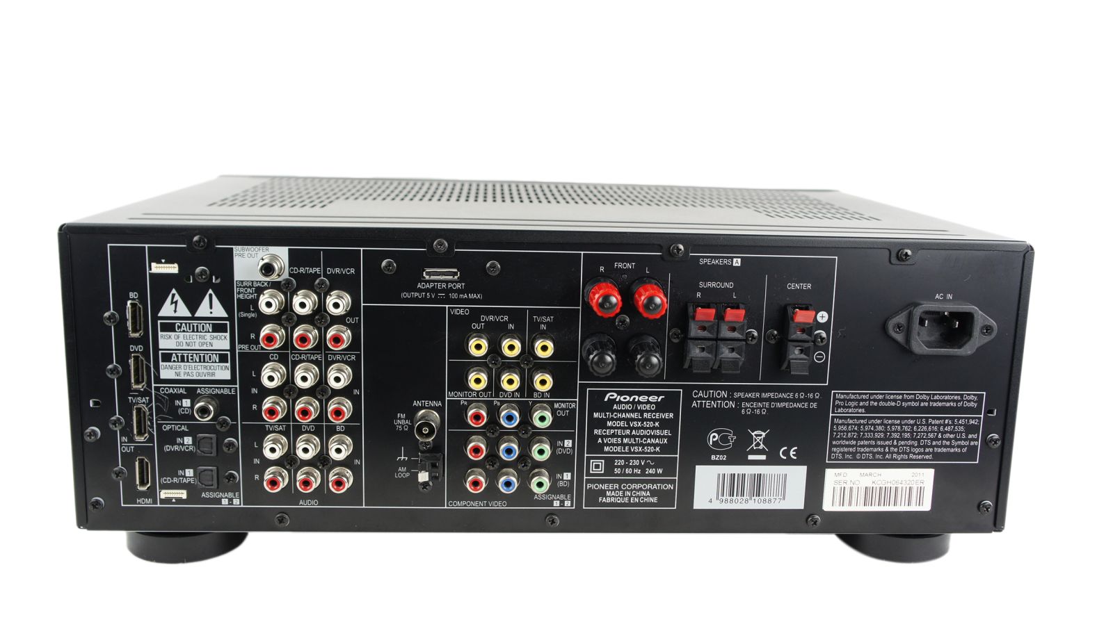 Pioneer_VSX-520-K_5.1_AV-Receiver_HDMI_1.4_Sound_Retriever_Schwarz_mit_Mikrofon_04