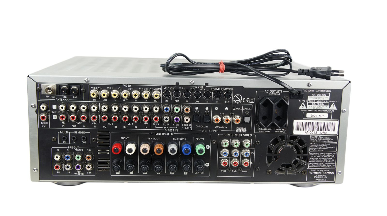 Harman_Kardon_AVR_330_AV_Receiver_Silber_06