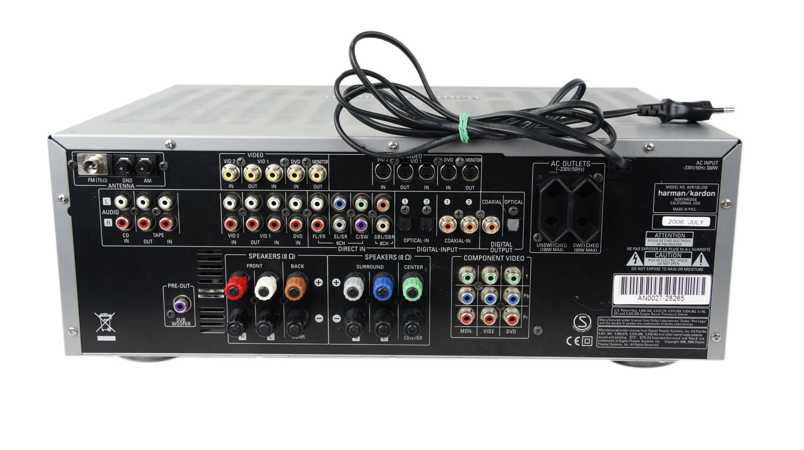 Harman_Kardon_AVR_135_Dolby_Digital_DTS_6.1_Receiver_Silber_05