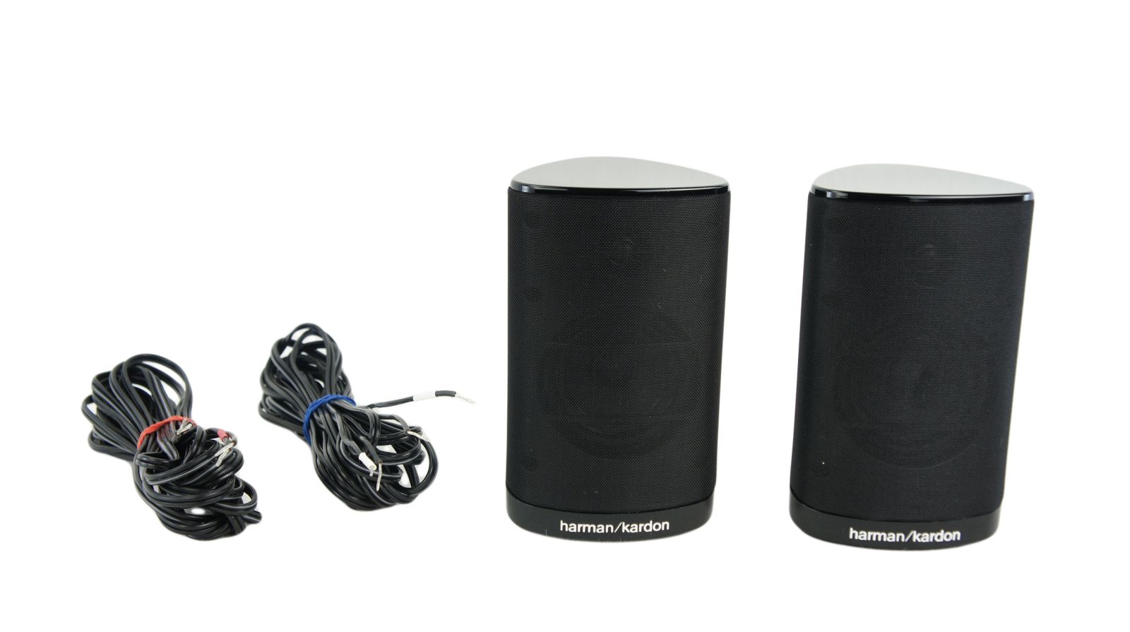 2x_Harman_Kardon_HKTS_SAT-TS15_Lautsprecher_Schwarz_inkl_Kabeln