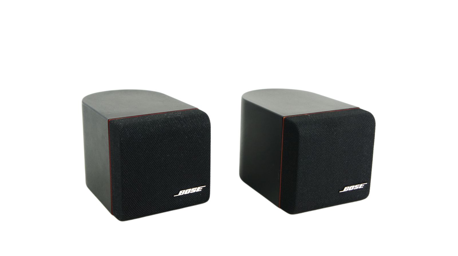 2x_Bose_Einzelcubes_Lautsprecher_Boxen_Series_II_mit_roten_Rand