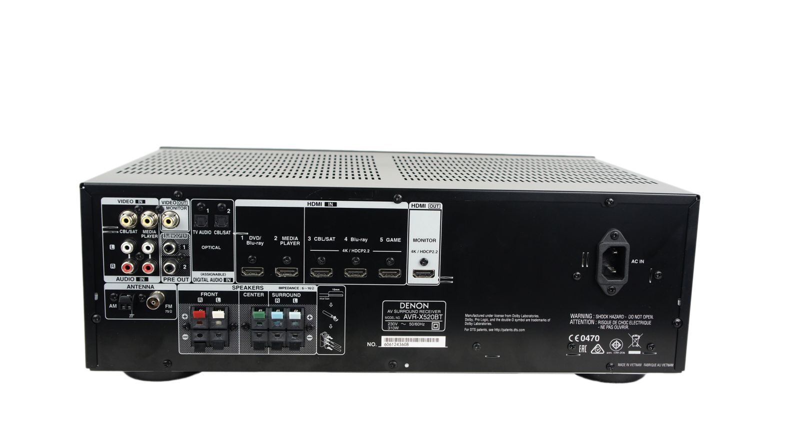 Hotsmtbang Telecomando Universale Di Ricambio Per Denon RC-1189 – Compatibile Con AV Receiver Serie S, X E Altri