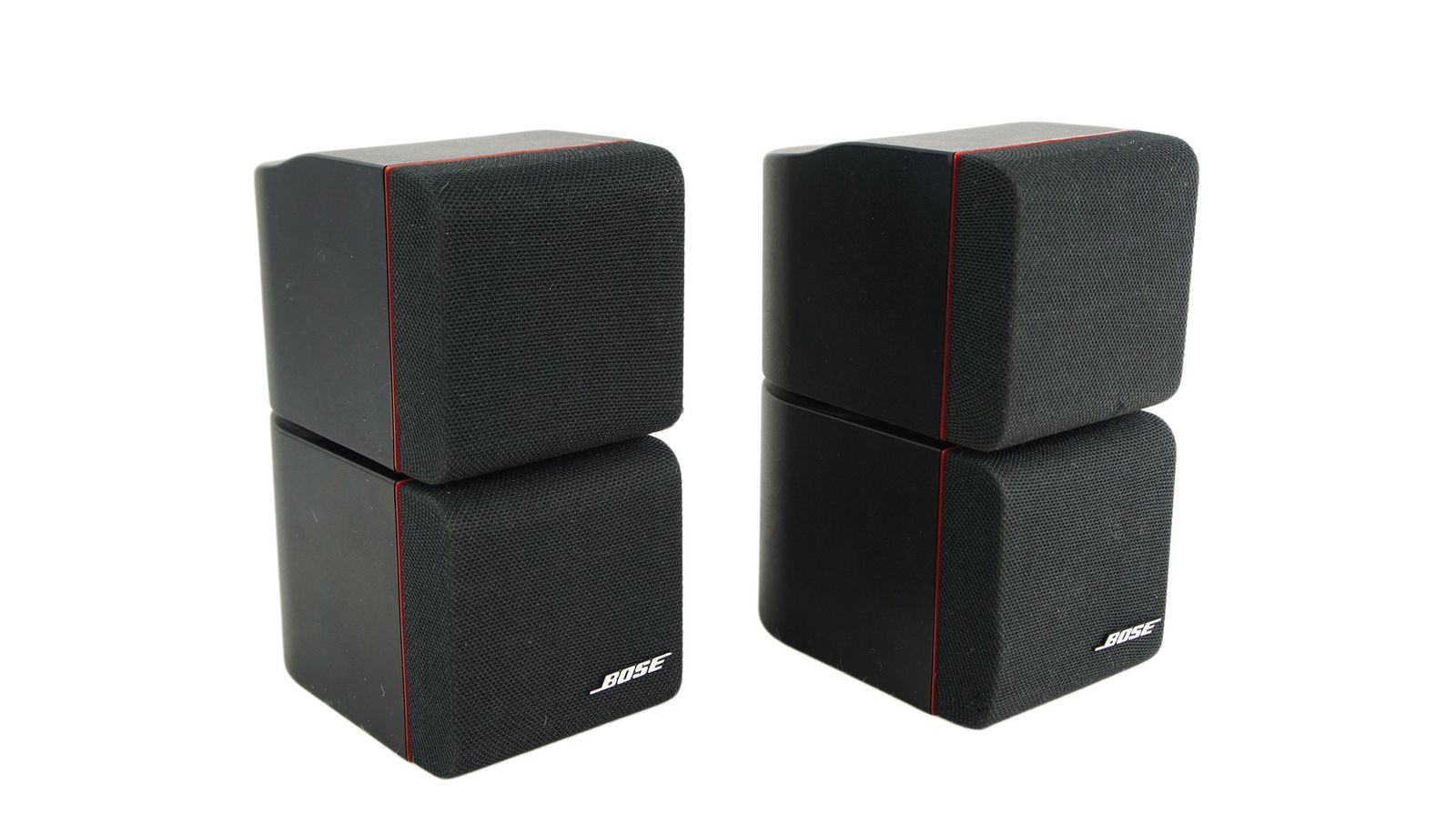 2x_Bose_Acoustimass_Doppelcubes_Series_II_Lautsprecher_Boxen_mit_roten_Ran_J1Tu1HB