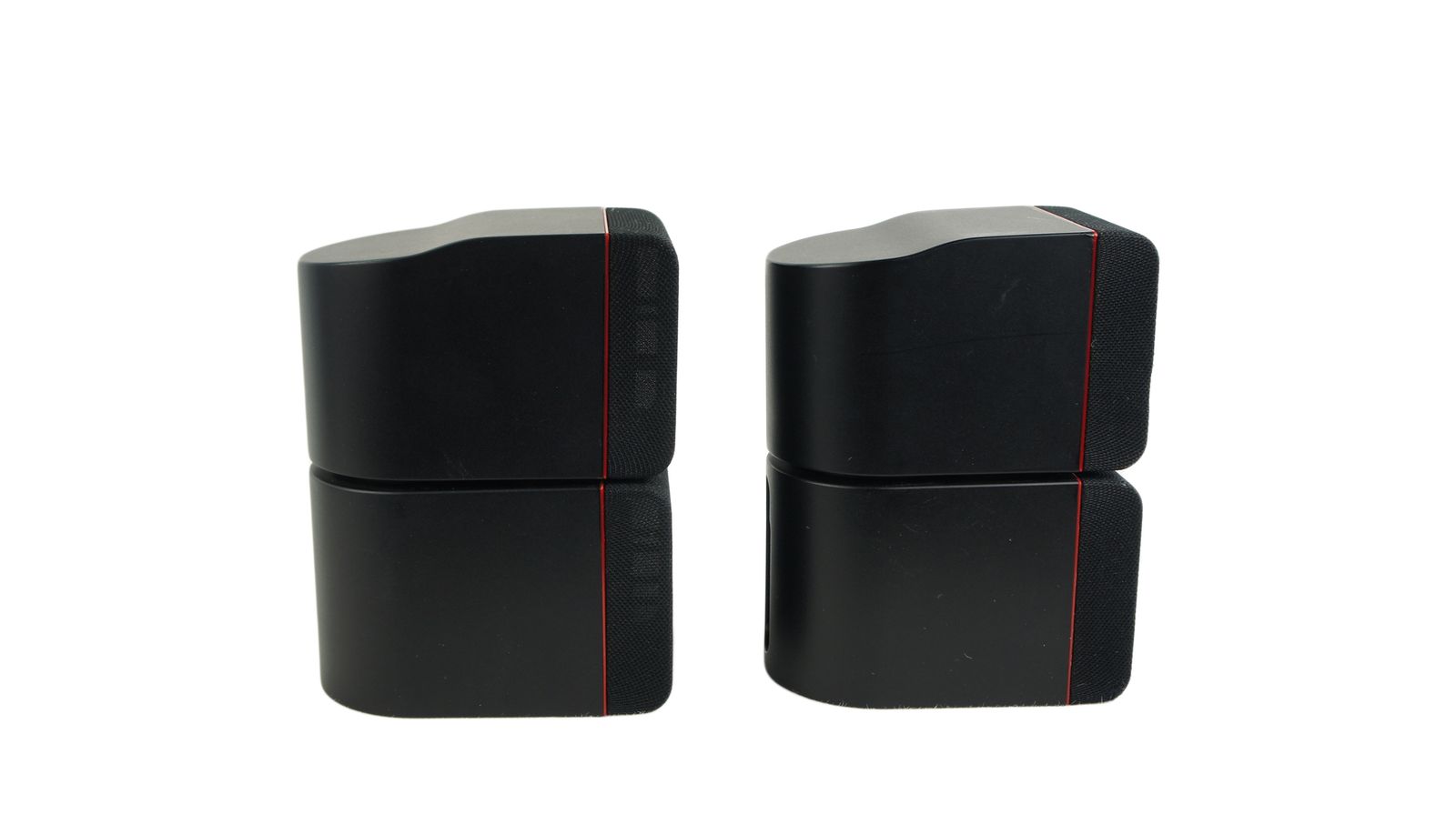 2x_Bose_Acoustimass_Doppelcubes_Series_II_Lautsprecher_Boxen_mit_roten_Ran_baq98Gn