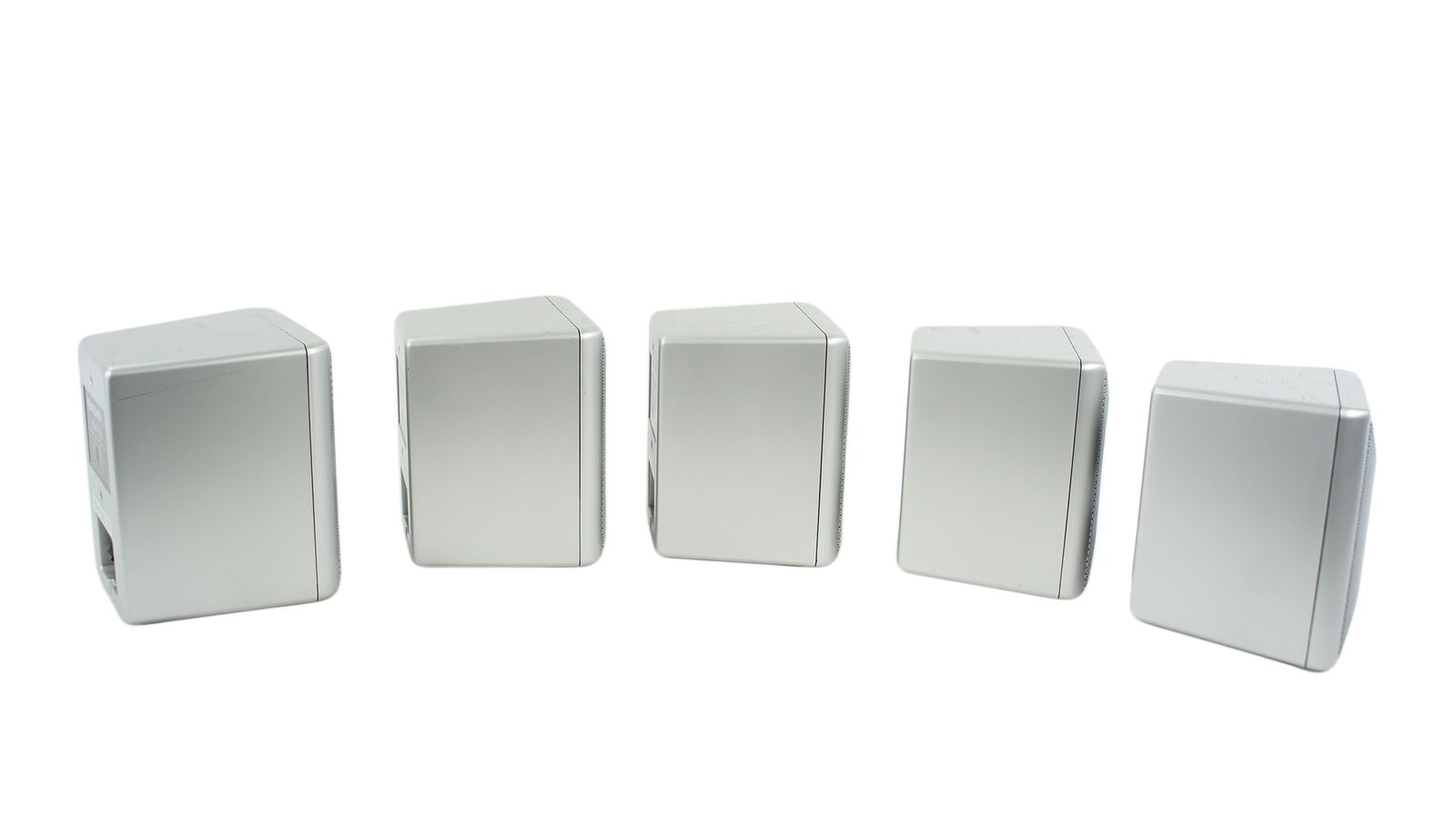 5x_Quadral_TSA_100_TV_Lautsprecher_Boxen_Silber_result
