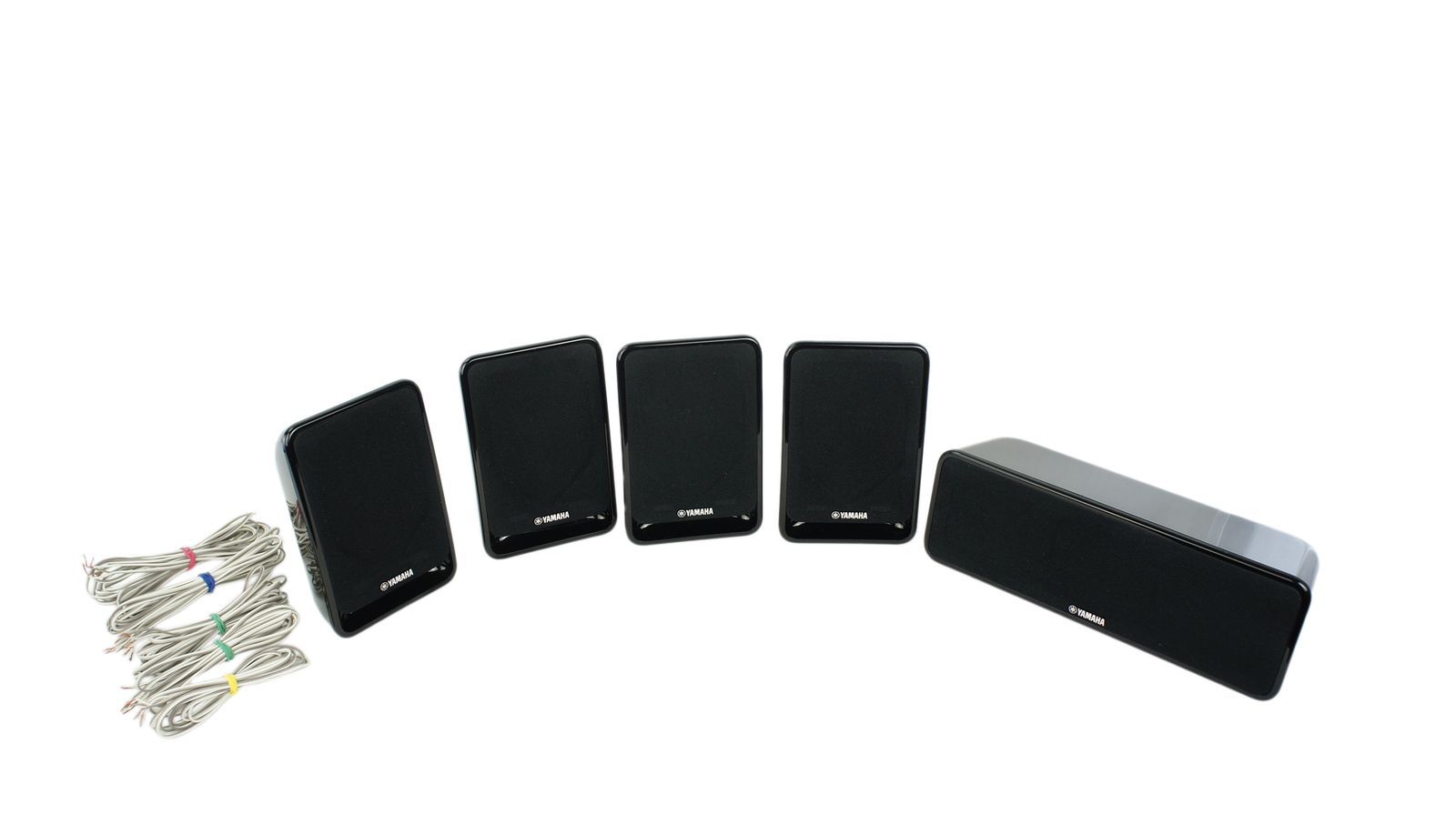 5x_Yamaha_NS-C20_NS-B20_Lautsprecher_Boxen_Schwarz_mit_Kabeln_result