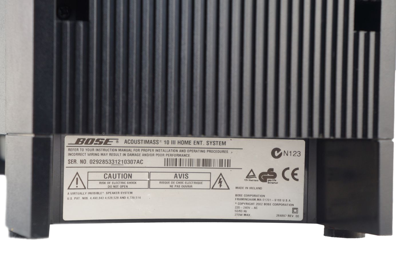 Bose_Acoustimass_10_Series_III_Powered_Subwoofer_Schwarz_Aktiv_06