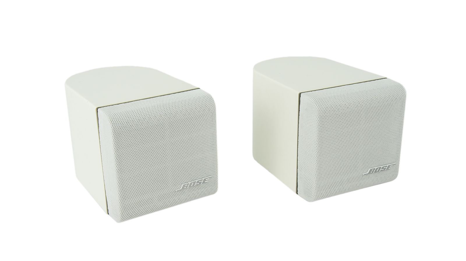 2x_Bose_Einzelcubes_Lautsprecher_Boxen_Series_II_Weiss_Clinch_Anschlusse