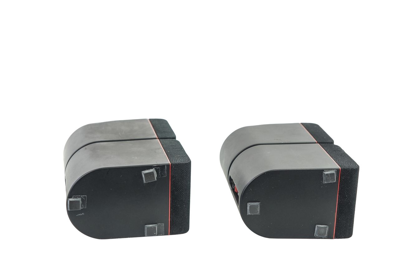 2x_Bose_Acoustimass_Doppelcubes_Series_II_Lautsprecher_Boxen_mit_roten_Ran_B5wnsJf