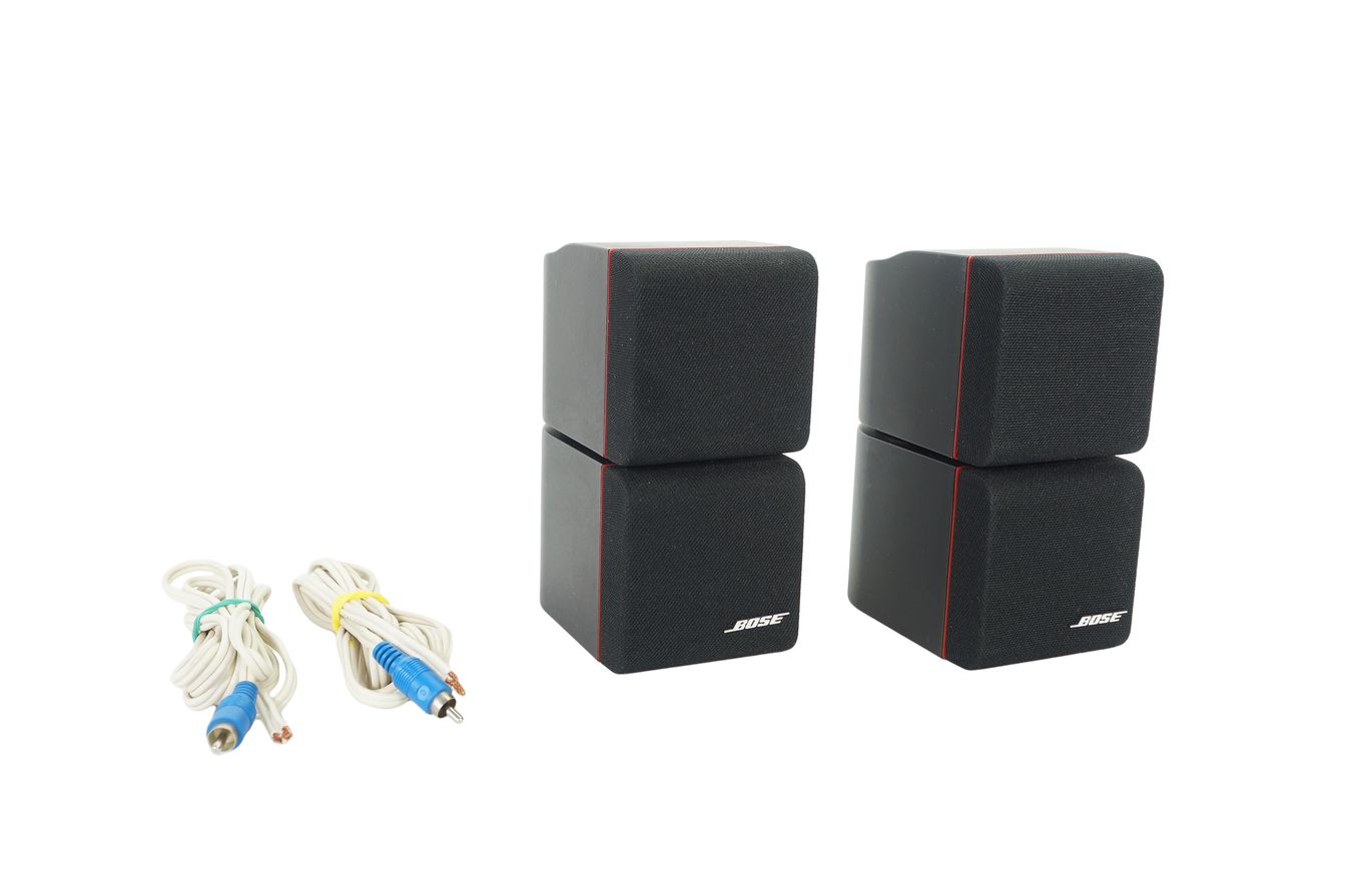 2x_Bose_Acoustimass_Doppelcubes_Series_II_Lautsprecher_Boxen_mit_roten_Rand_result